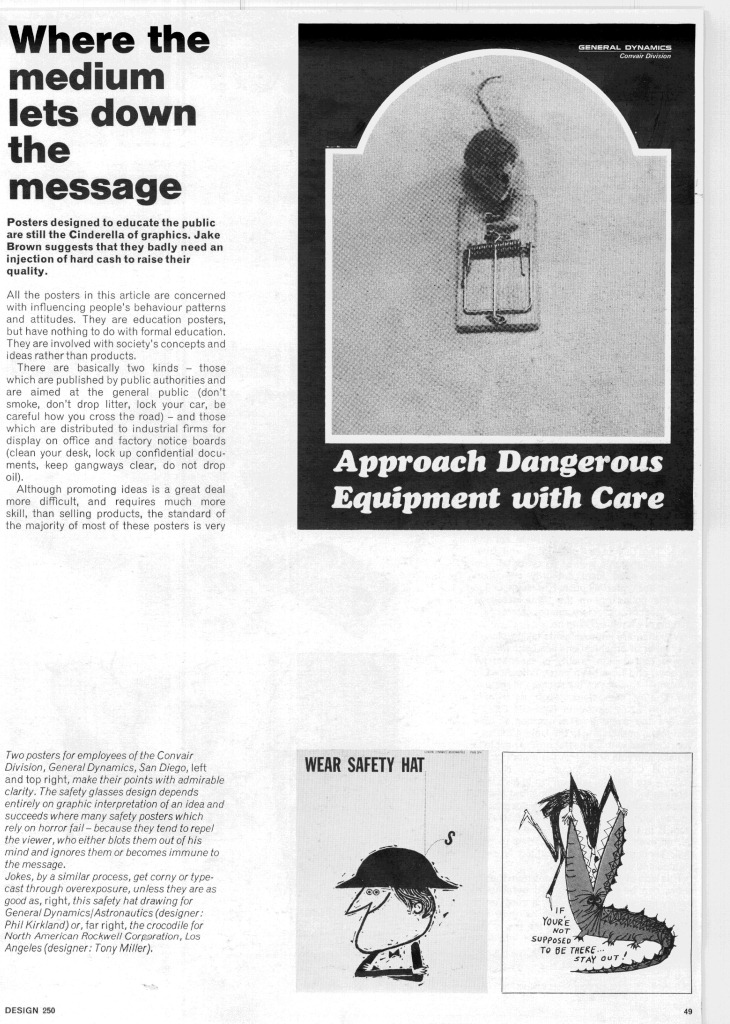 Design magazine archive posters 1969