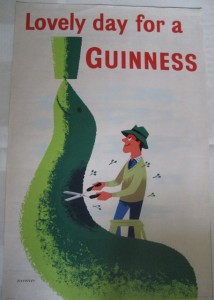 Eckersley Guinness topiary poster