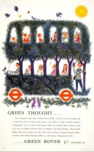 E R Bartelt London Transport vintage poster