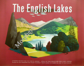 lander english lakes poster auction