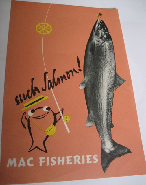Hans Schleger salmon Macfisheries poster