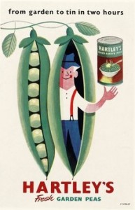 Tom Eckersley Hartleys peas graphics