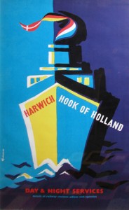 Huveneers Harwich Hook of Holland poster