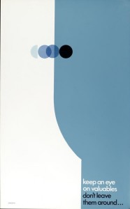 Tom Eckersley valuables poster