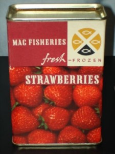 Hans Schleger Macfisheries packaging strawberries