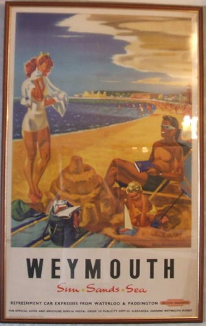Weymouth British Railways vintage poster from eBay