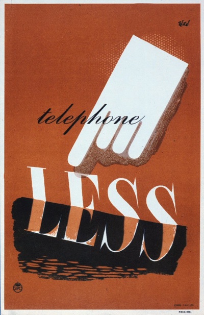 Hans Schleger vintage GPO poster