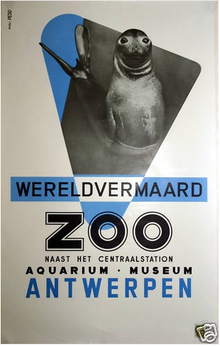 antwerp zoo poster from ebay