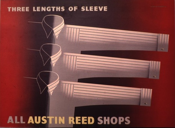 Eckersley Lombers sleeve length advertisement Austin Reed Design Council Slide 1939