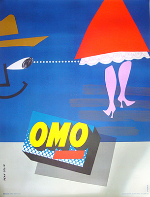 Jean Colin vintage OMO ad
