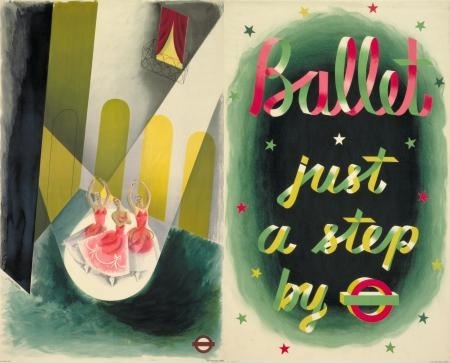 James Fitton vintage London Transport Poster Ballet 1937
