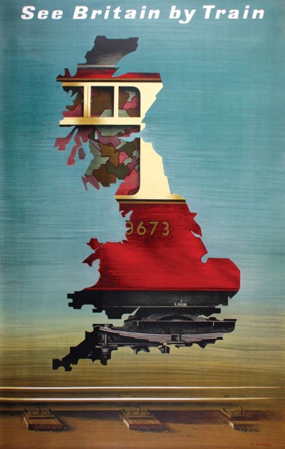 Abram Games vintage british railways poster 1951