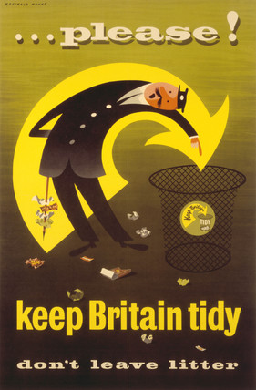 Reginald Mount Keep Britain Tidy poster park keeper