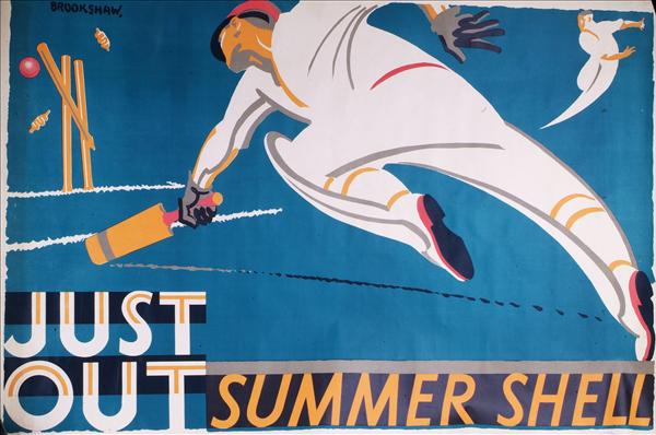Percy Drake Brookshaw Summer Shell vintage poster