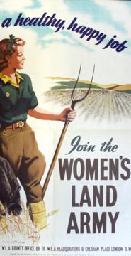 Land girls ww2 vintage poster wallis and wallis auction