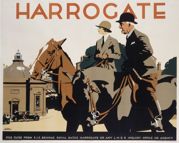 Frank Newbould Harrogate vintage railway poster 1932