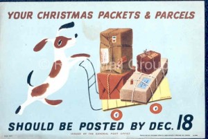 Lewitt Him Christmas posting poster GPO 1941