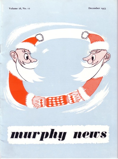 Murphy news Christmas 1953 cover James Reeve