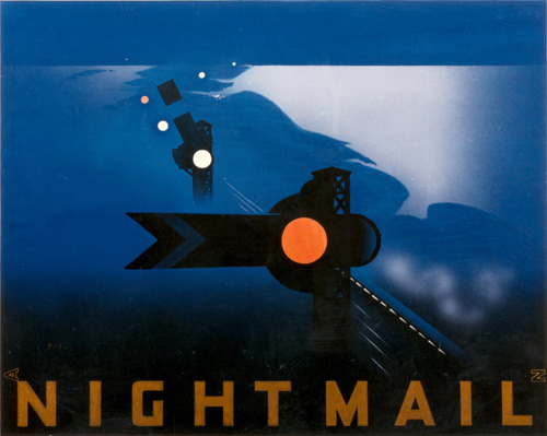 Night Mail Pat Keely vintage GPO poster