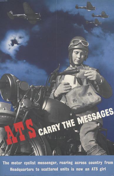 ATS carry the messages vintage world war two poster beverley pick