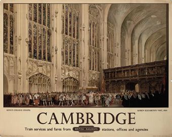 Fred Taylor, Cambridge, from Christies vintage poster sale