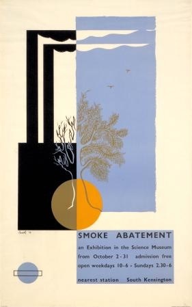 Smoke Abatement Exhibition Science Museum Poster, Beath 1936