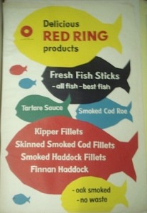 later Kipper fillets Red Ring poster Macfisheries