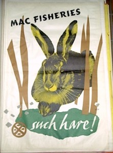 Wonderful Macfisheries Hare poster Hans Schleger