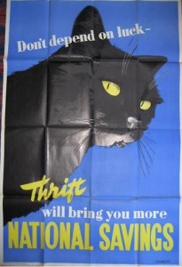 Black Cat National savings poster from eBay