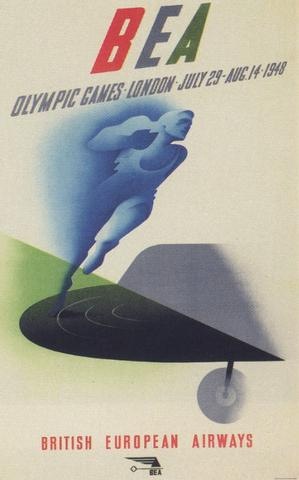 Abram Games BEA olympic poster 1948