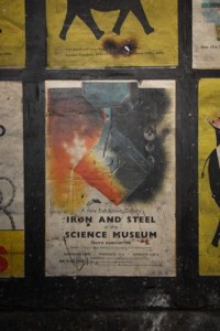 Iron & Steel at the Science Museum poster, c1959 Notting Hill Gate
