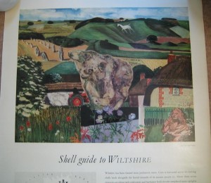 Wiltshire Shell county poster illustration Keith Grant