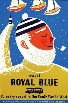 Finished Royal Blue Daphne Padden poster 