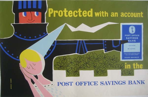Daphne Padden Post Office Savings Bank Knight poster