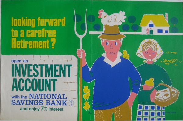 Daphne Padden National Savings Bank farmer poster