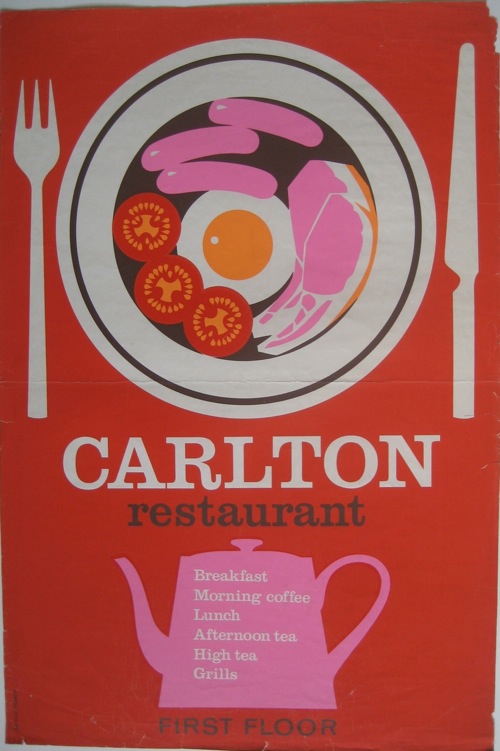 Daphne Padden Carlton Restaurant poster