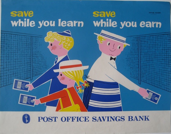 Daphne Padden Post Office Savings Bank poster child and butcher