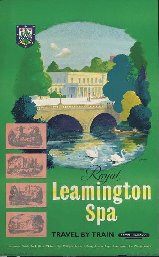 Lander Leamington Spa poster British Railways