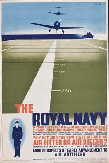 Pat Keely royal navy world war two recruitment poster