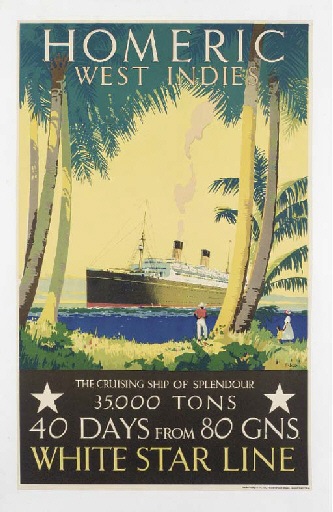 Percy padden White Star vintage poster