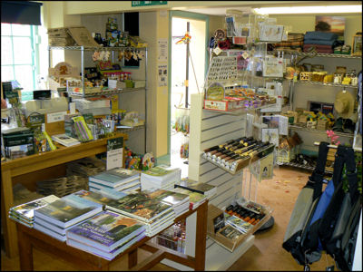Interior of National Trust shop