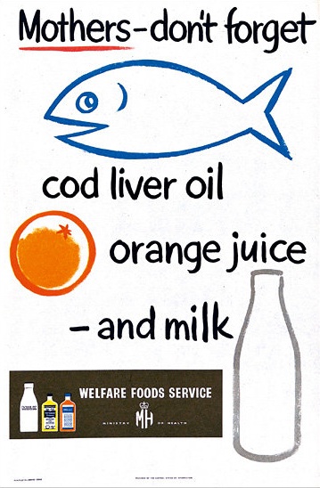 Health Education poster Cod Liver oil