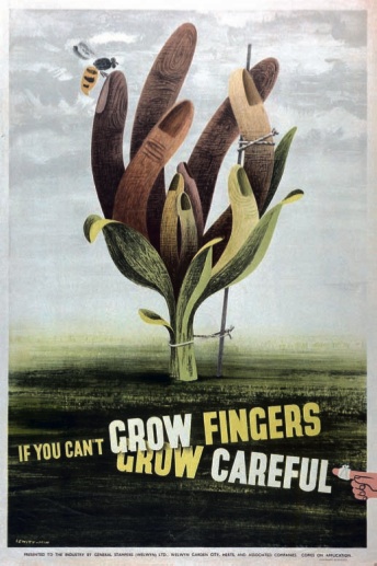 Lewitt Him WW2 poster grow fingers