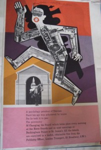 Henrion London Transport poster 1956 Changing of the Guard