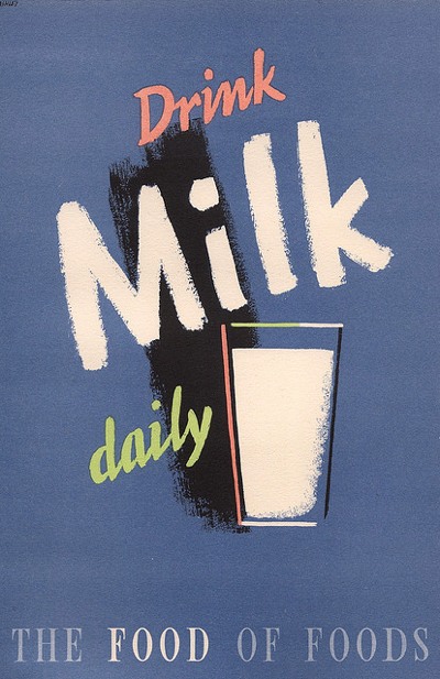 Ashley Havinden drink milk daily