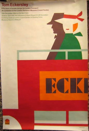 Tom Eckersley London Transport poster 1974 on eBya