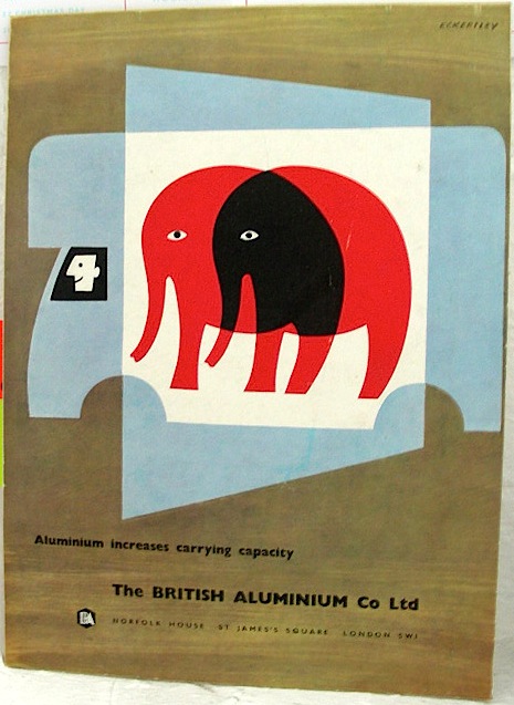 Tom Eckersley aluminium elephant