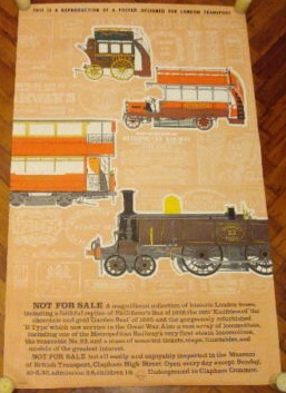 William Fenton London Transport poster from eBay