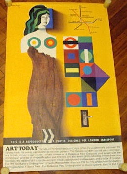 Hans Unger 1966 London Transport poster from eBay