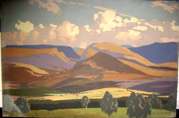 Norman Wilkinson Cairngorms LMS original painting for poster